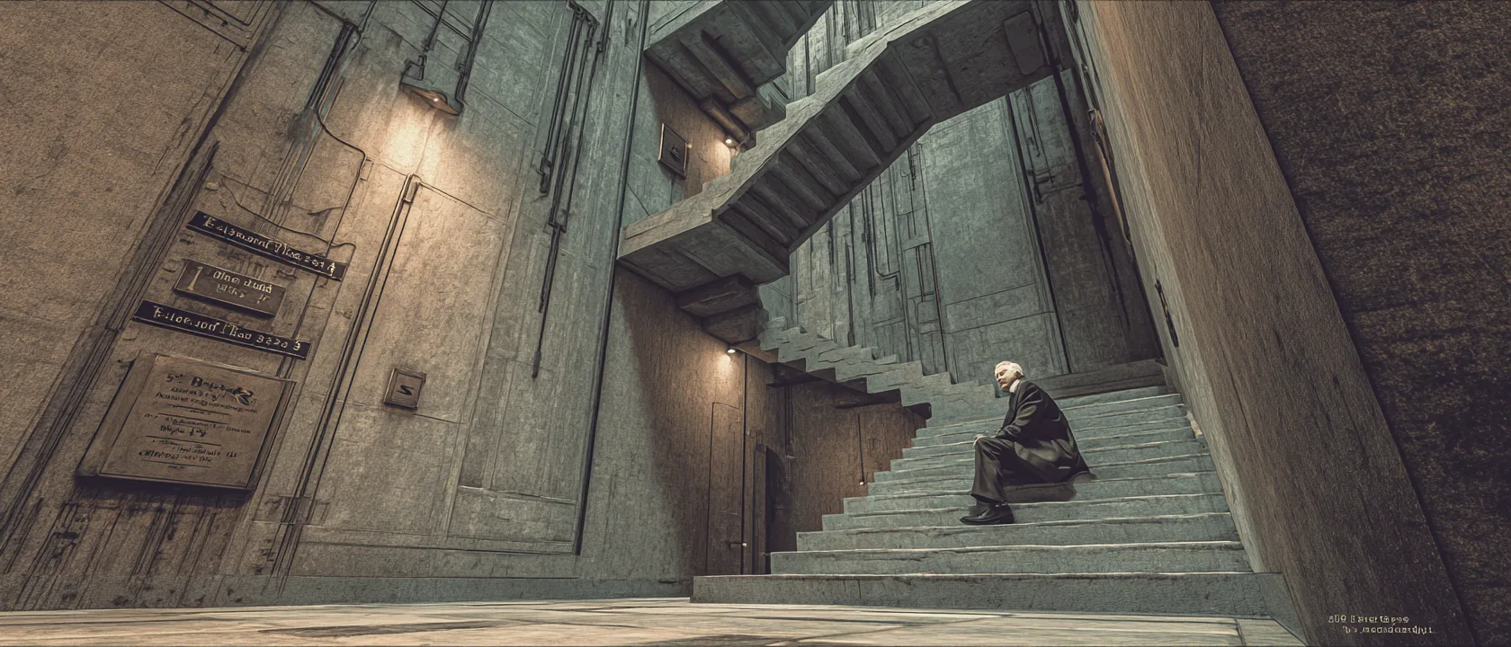 Mj Surreal Stairwell 2030s Courthouse