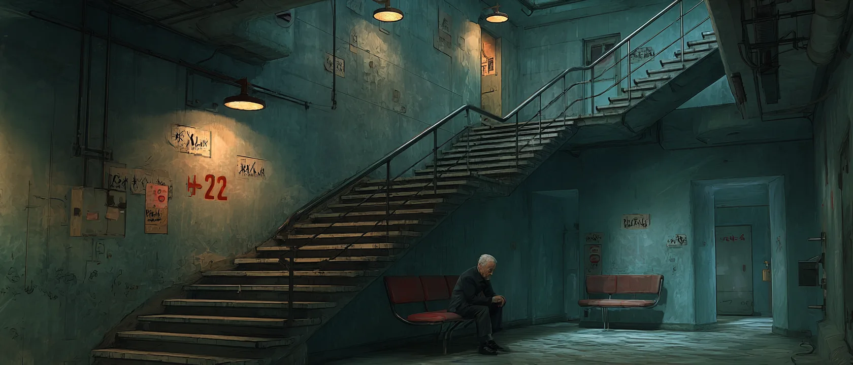 Mj Surreal Stairwell 2030s Courthouse